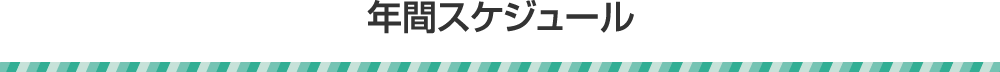 年間スケジュール